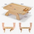 thumbnail image 2 of Table d'Appoint Pliable pour Canapé avec Support de Téléphone Rotatif à 360°, 2 of 5
