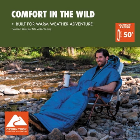 OZARK TRAIL 50 F WEARABLE SLEEPING BAG