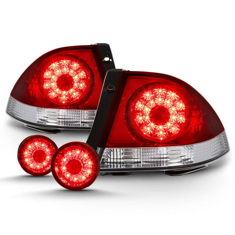 AKKON - For 2001 2002 2003 Lexus IS 300 Left+Right Side LED Brake Lamp  Taillights Set w/Inner Trunk Lights