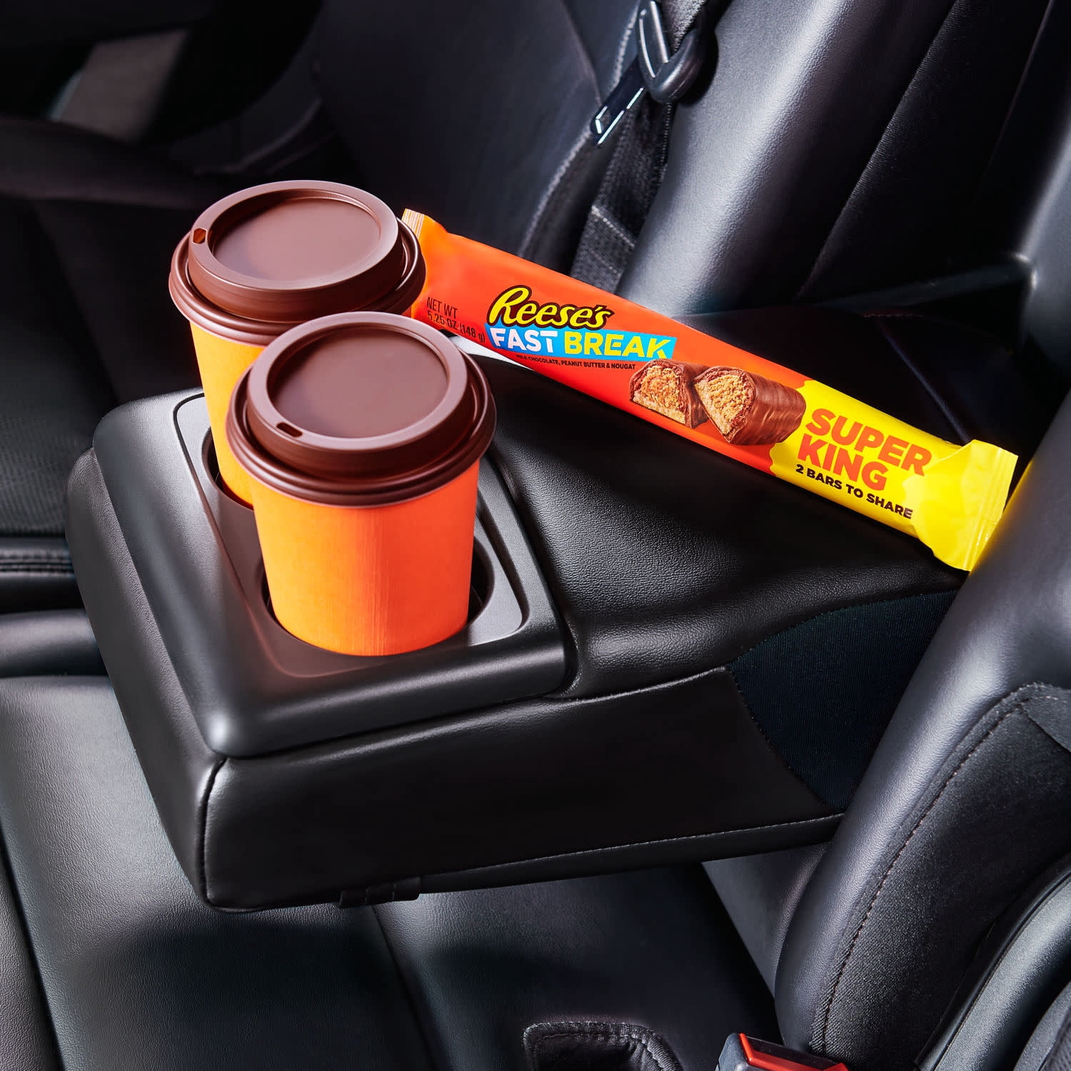 Reese's Fast Break Chocolate, Peanut Butter and Nougat Super King Size Candy, Bar 5.25 oz