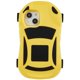 thumbnail image 1 of Para Iphone 14 caja del teléfono con forma de coche de carreras con 4 poleas Juguete de cubierta a prueba de golpes de silicona - iPhone 14 Amarillo oso de fresa Electrónica, 1 of 1