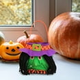 thumbnail image 5 of sruoe Halloween Treat Bags, Candy Bags, Candy Bucket, Goodie Bags, Halloween Candy Bags for Kids, Spooky Pumpkin Tote Bag, Halloween Decoration, Reusable Candy Snack Bags, Party Gift Favors Decor, 5 of 7