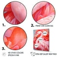 thumbnail image 3 of Designart "Flamingo Retreat II" Animals Flamingo Floater Framed Canvas Prints, 3 of 5