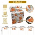 thumbnail image 5 of Orange Blue Pumpkin Table Runner, Autumn Thanksgiving Kitchen Dining Table Decoration for Home Party Decor 13x108 Inches, 5 of 9