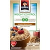 Quaker Select Starts Weight Control Instant Oatmeal, Maple & Brown Sugar, 1.58 oz Packets, 8 Count