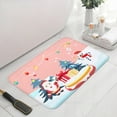 thumbnail image 4 of Christmas Mat Santa Claus Carpet Red Gift Living Room Bedroom Door Mat Snowman Foot Mat, 4 of 5