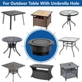 thumbnail image 3 of Ebaokuup 2-Pack 2" Patio Table Umbrella Hole Ring Plug Set for Outdoor Tables, 3 of 8