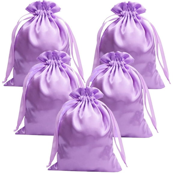 20 PCS 5" x 7" Satin Drawstring Gift Bags - Wedding Favor Bags - Jewelry Pouches - Fabric Candy Bags for Valentine's Day, Birthday