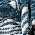thumbnail image 6 of Well Woven Axasta Blue Diamond Medallion Tribal Area Rug 3x5 (3'11" x 5'3"), 6 of 8