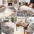thumbnail image 5 of 5'x7' Area Rugs, Christmas Indoor Outdoor Area Rug for Living Room Bedroom, Xmas Birds Berry Botanical Snowflake Washable Bathroom Rugs Kitchen Floor Carpet Mats Home Decor Aesthetic, 5 of 8