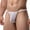 White, variant on GDREDA Men Lingerie Men's Low Waist Underwear Top Night Sexy Underwear Mesh Breathable Thong White,XXL