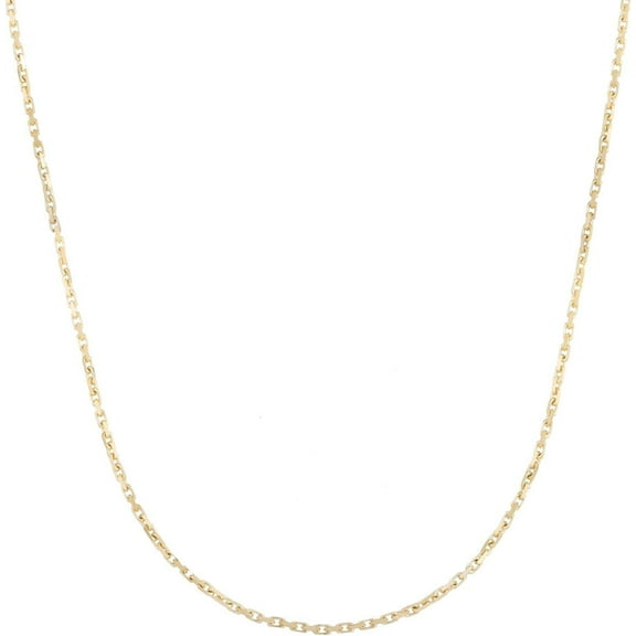 Floreo 10k Yellow Gold 1.9mm French Cable Chain Necklace, 22 Inch