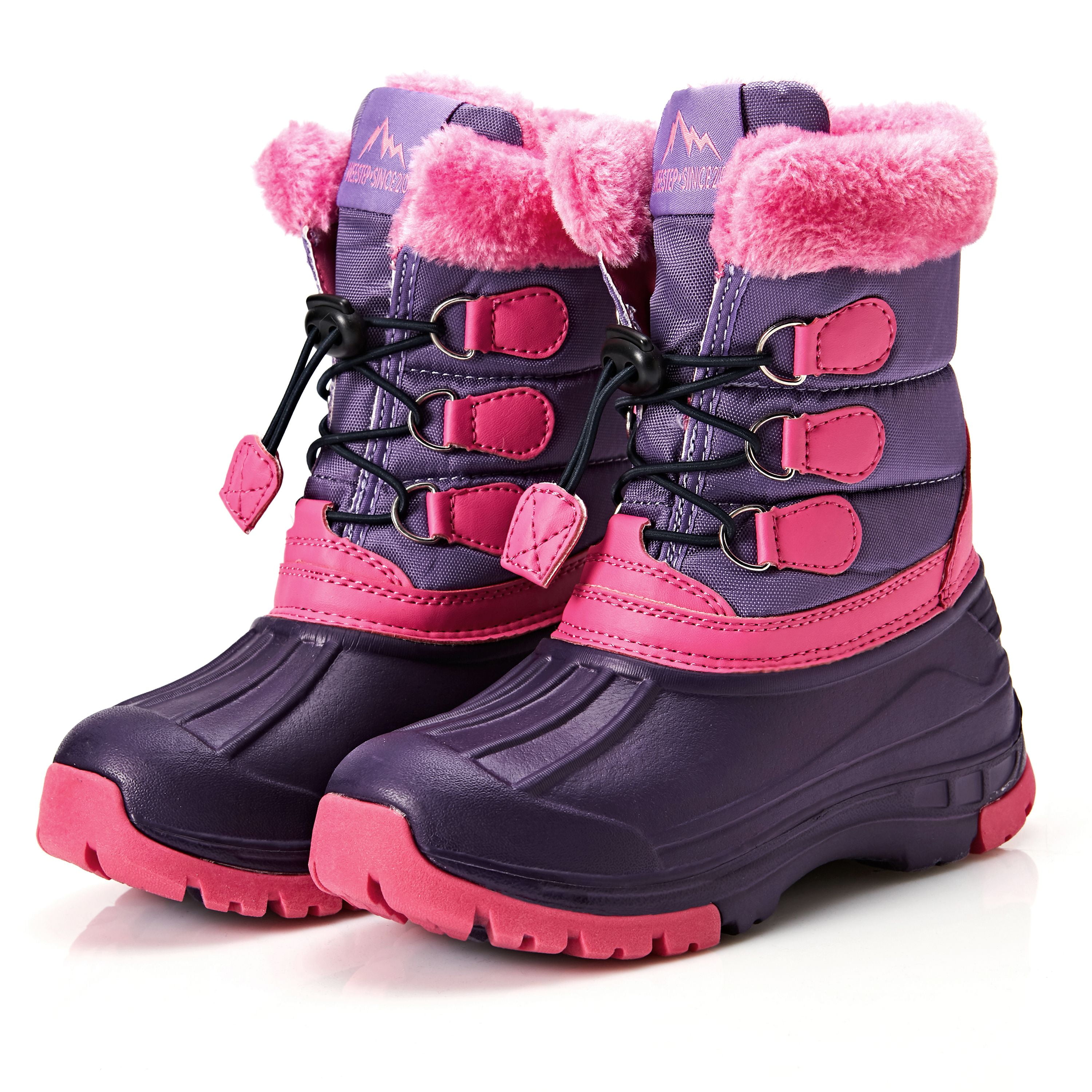 Kids Hiking Boots Boys Waterproof Snow Boots Winter Boots for Girl Sneaker