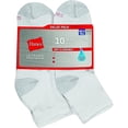 thumbnail image 2 of Hanes Ultimate Mens Big  Tall X-Temp Cool Comfort Ankle Socks, 10-Pair Pack, 2 of 6