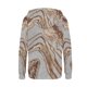 thumbnail image 4 of Puntoco Abrigo Mujer Moda Blusa Impresa Manga Larga Tops Sudadera Bolsillos Con Capucha Liquidación Puntoco Puntoco-1, 4 of 4