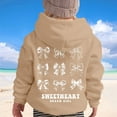 thumbnail image 4 of Kiijoy Hoodies for Girls Bow Print Hooded Sweatshirt Soft Long Sleeved Pullover Hoodie, 4 of 4