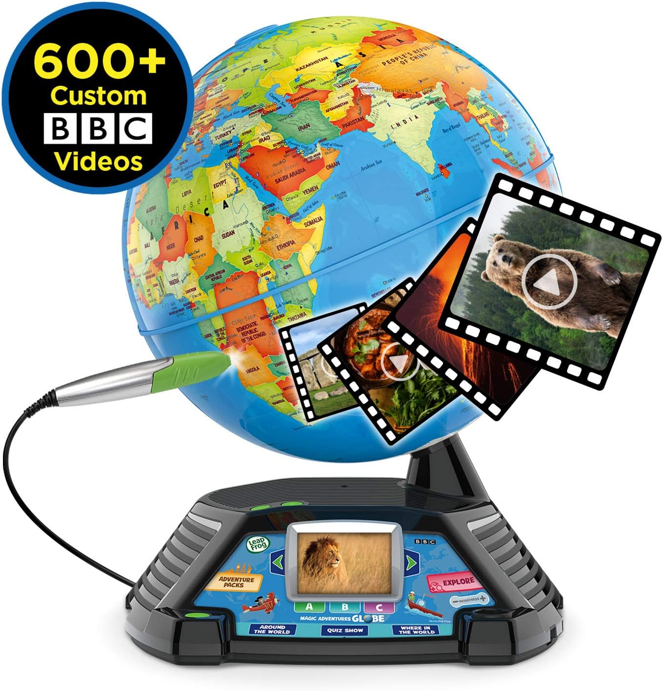2.7" LCD Screen LeapFrog Magic Adventures Globe (Frustration Free Packaging) with Stylus