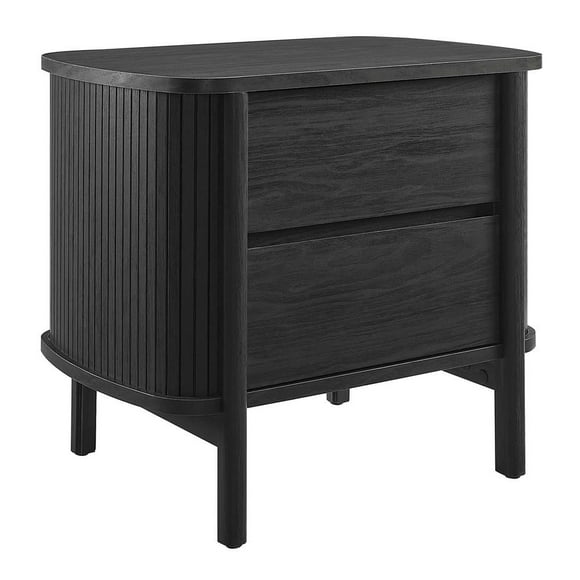 Cadence 2-Drawer Nightstand in Black