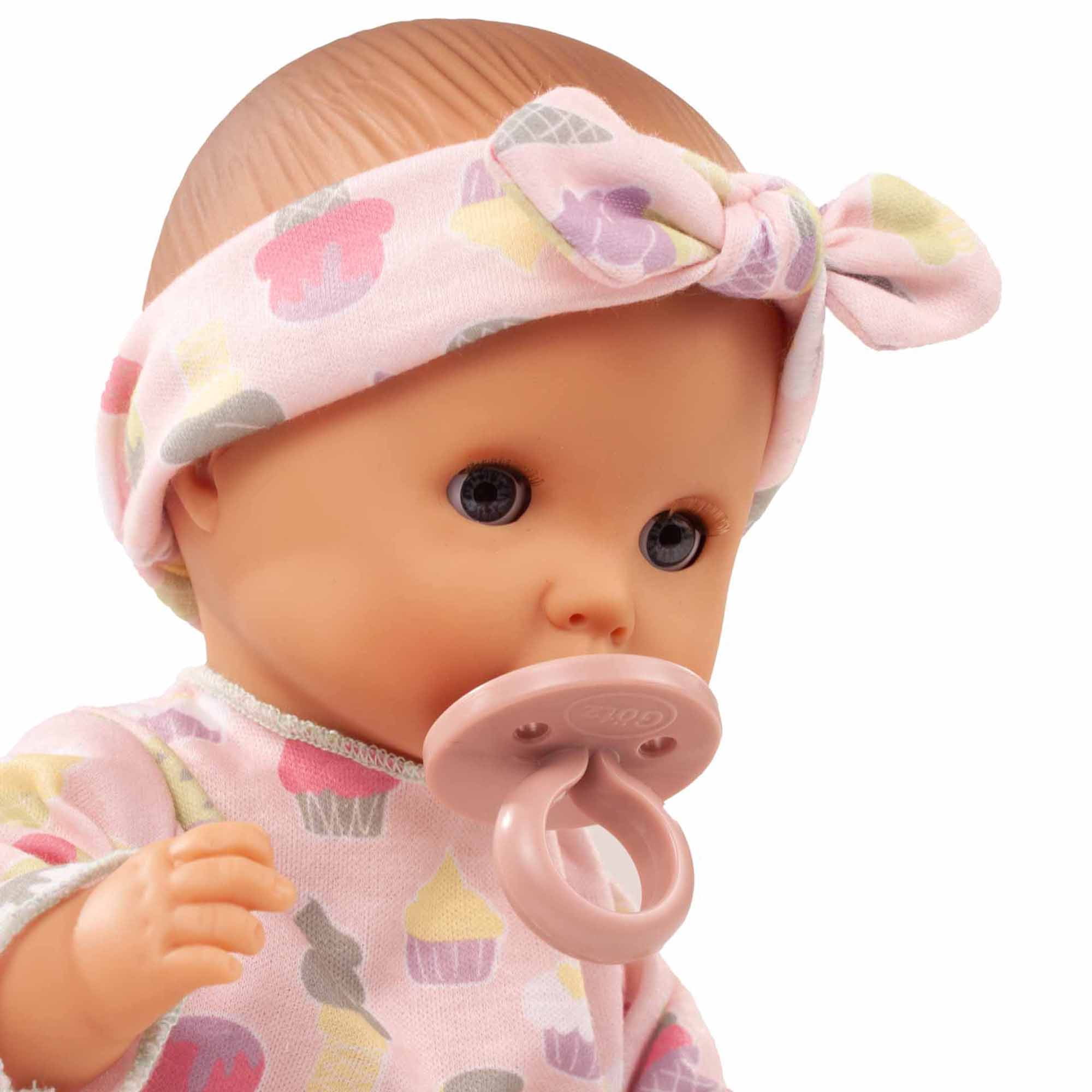 Gotz Sleepy Aquini Popsicle - 13" Drink & Wet Bath Baby Girl Doll with Potty, Bottle and Pacifier