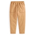 thumbnail image 3 of DJDLJWCJ Little Boys School Uniform Pants Straight Leg Elastic Waist Lightweight Casua Pants Summer Breathable Jogger Pants Yellow Size 4T, 3 of 11