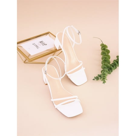 

Chunky Heeled Ankle Strap Sandals Women‘s Footwear