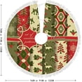 thumbnail image 5 of GZHJMY Christmas Decorative Shapes Christmas Tree Skirt 36" for Indoor Outdoor Holiday Party Office Store Cupboard Decoration, 5 of 5