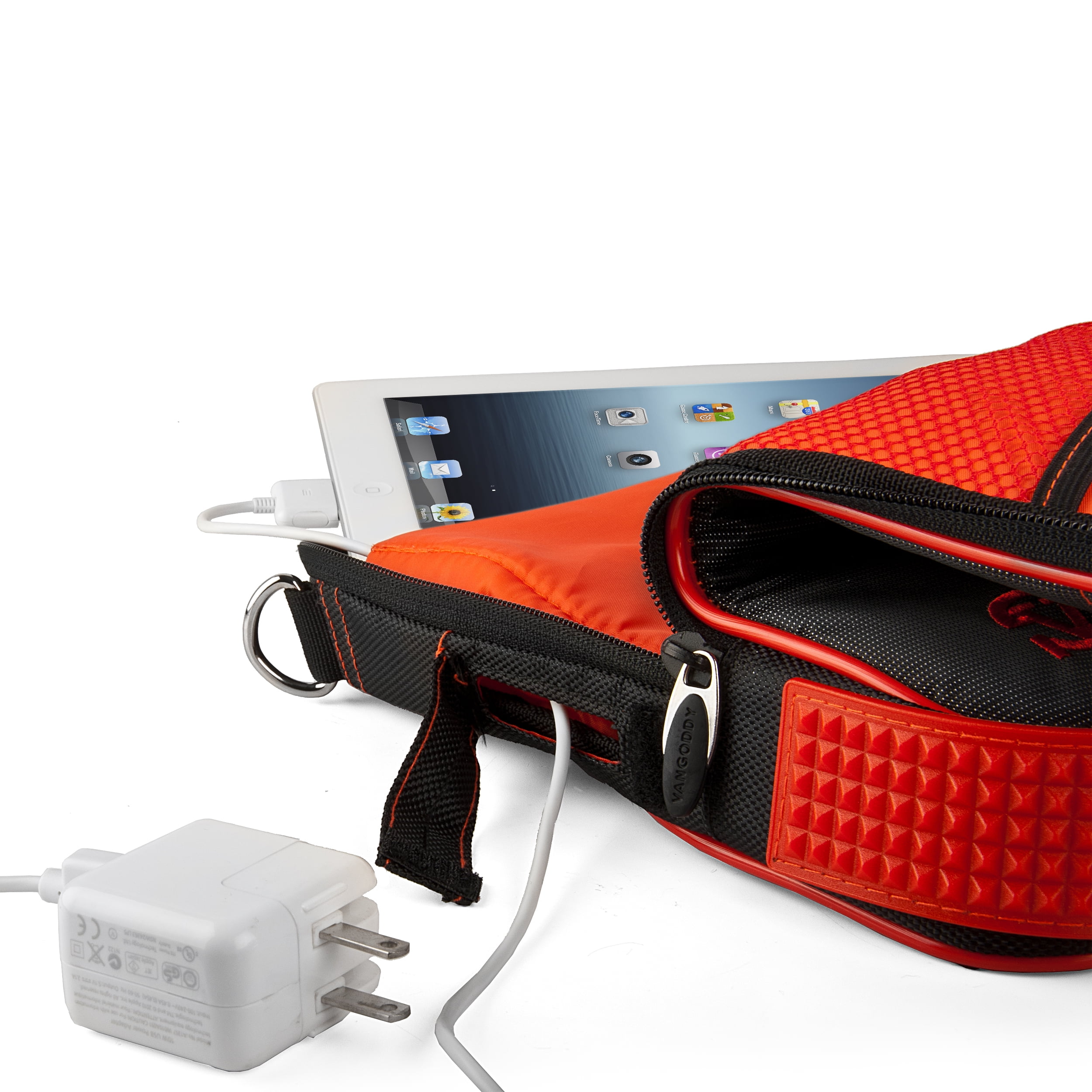 VANGODDY Pindar Universal Laptop Messenger Bag for 14, 15 , 15.6 inch Laptops with Neoprene sleeve and Headphone Splitter Bundle Package