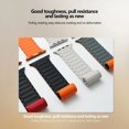 thumbnail image 4 of Bucle magnético para Apple Watch, bandas de silicona de 44mm, 40mm, 49mm, 45mm, 41mm y 38mm, pulsera para Series iWatch 9, 8, 7, 6, 5, 4, 3, Se ultra 2, 4 of 5
