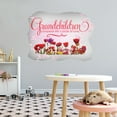 thumbnail image 3 of Watercolor Decal Grandchildren Complete Circle Of Love Bedroom Wall Decal for Children Colorful Cherry Blossoms Flowers Design Cute Themed Room Décor - Size: 30 In x 21 In, 3 of 5