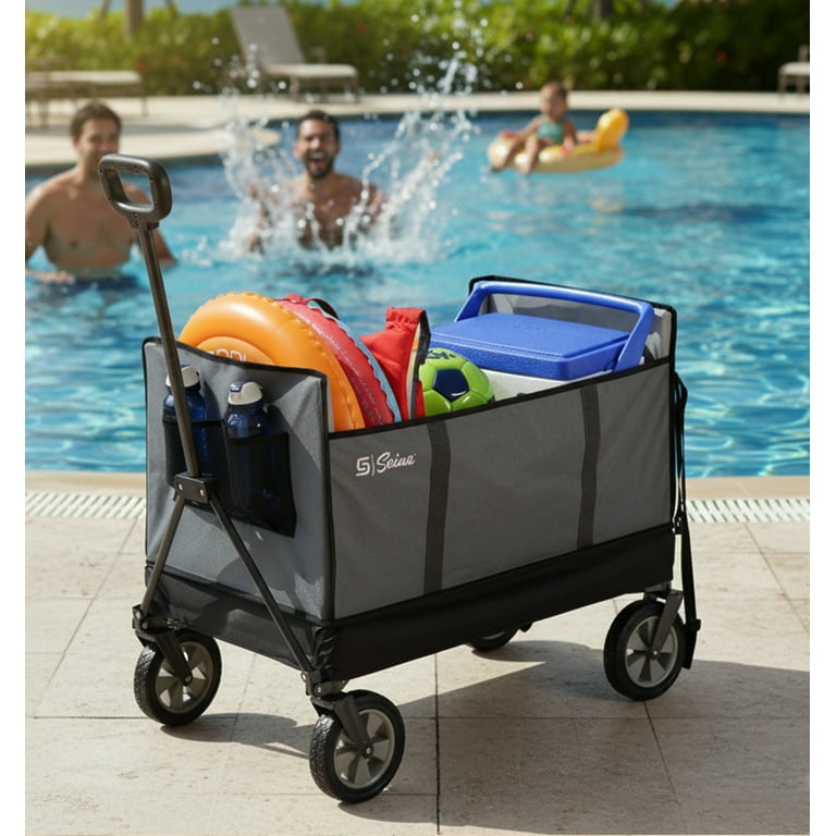 Seina Omni Multi-Purpose Folding Outdoor Wagon - lb Capacity