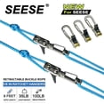 thumbnail image 4 of Rope Roller, 6-Pack Paracord Adjusters, Rope with Roller Tensioner for Easy and Secure Tying, Duty Tie Down for Camping, Tarps, Guy Lines, Boating & Outdoor Gear – Includes Cord & Carry Case, 4 of 8