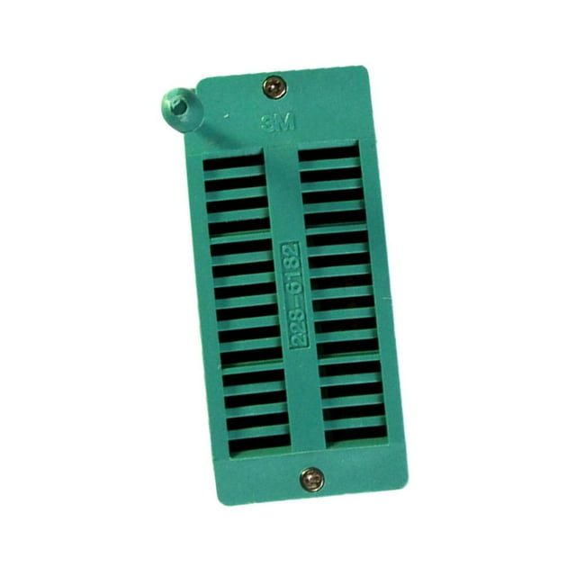 1 unidad de 28 pines, prueba de zócalo IC ZIF universal de 2,54 mm Baoblaze IC Socket