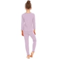 thumbnail image 4 of WIBACKER 5-14Y Girls Pajama Set Kids Cute Snug fit Ribbed Pjs Cotton Sleepwear with Ruffled Shirring, 4 of 9
