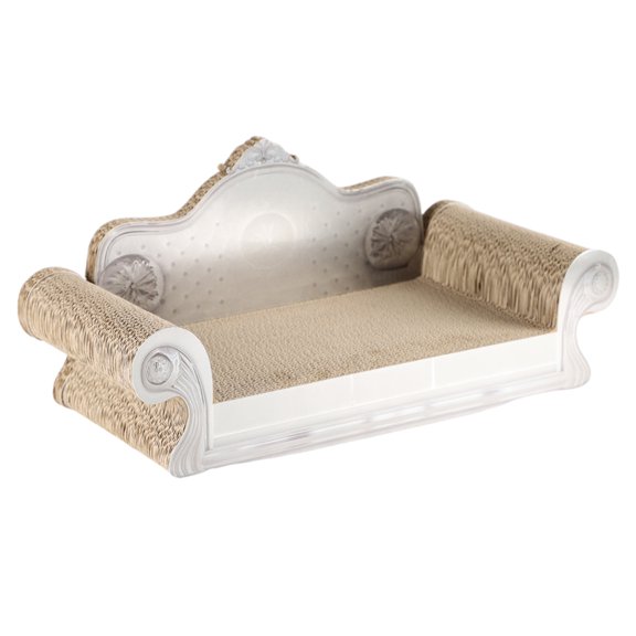Durable Cat Scratcher Cardboard Scratching Pad Sofa Shaped Kitten 52x24x25cm