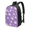 thumbnail image 1 of YFYANG 17" Laptop Backpack, Purple Star Pattern Fashion Travel Work Backpack with USB and Headphone Cable Interface for Men and Women, 1 of 8