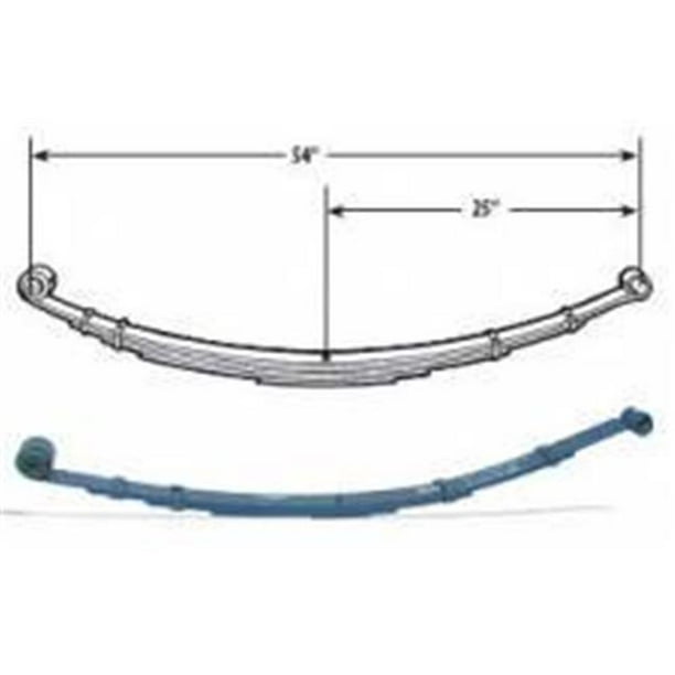 Landrum Springs 21344SPA 0.5 in. Camaro Style Rear MultiLeaf Spring