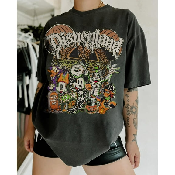 Vintage Disneyland Halloween Shirt, Mickey's Not So Scary Halloween Party 2025 Shirt, Nightmare on Main Street Shirt