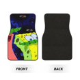 thumbnail image 2 of Goofa SpongeBob SquarePants Print 4-Piece Floor Mats, Heavy-Duty Rubber Liners, Anti-Slip Design, All-Season Automotive Protection, Vehicles, Cars, Trucks, and SUVs, 2 of 7
