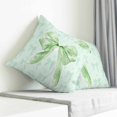 thumbnail image 3 of Green Bow Pillow Covers 26x26 Inch Decorative Throw Pillow Cover, Cute Bowknot Minimalist Solid Color Sofa Pillowcases Accent Cushion Case Home Decor Bedroom Living Room, 3 of 6