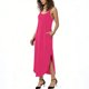 thumbnail image 5 of Vestido Corto para las Mujeres Verano Cuello en V Color Sólido Vestido de Cambio de Manga Corta con Bolsillos, Top de Primavera Casual para el Uso Diario, 5 of 7