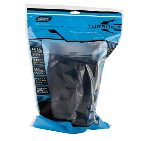 Metra - Installation Kit for Select Ford, Lincoln and Mercury Vehicles - Black