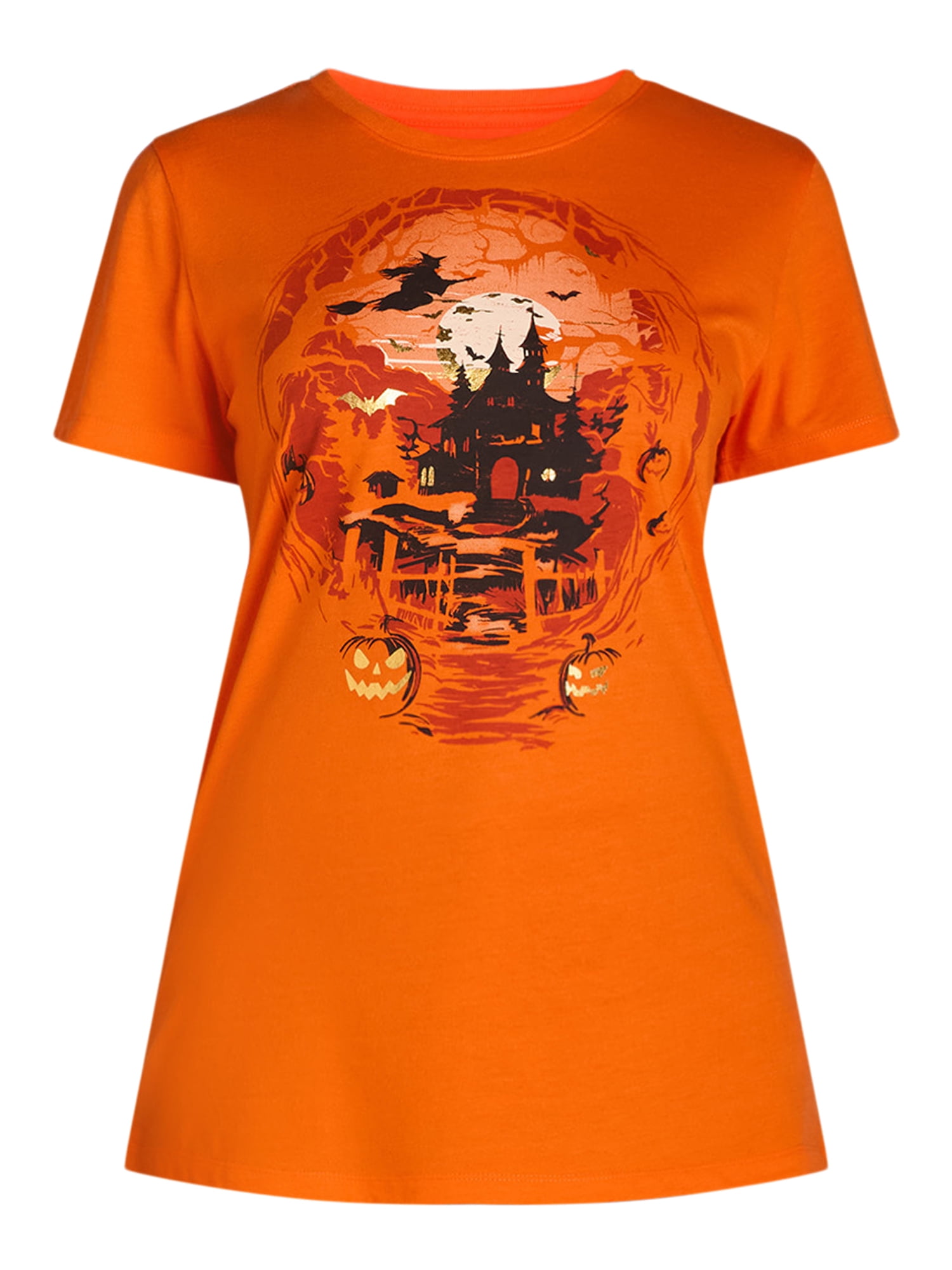 Way to Celebrate Women's Halloween Busy Night Tee, Sizes S-3XL