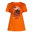 thumbnail image 2 of Way to Celebrate Women's Halloween Busy Night Tee, Sizes S-3XL, 2 of 5