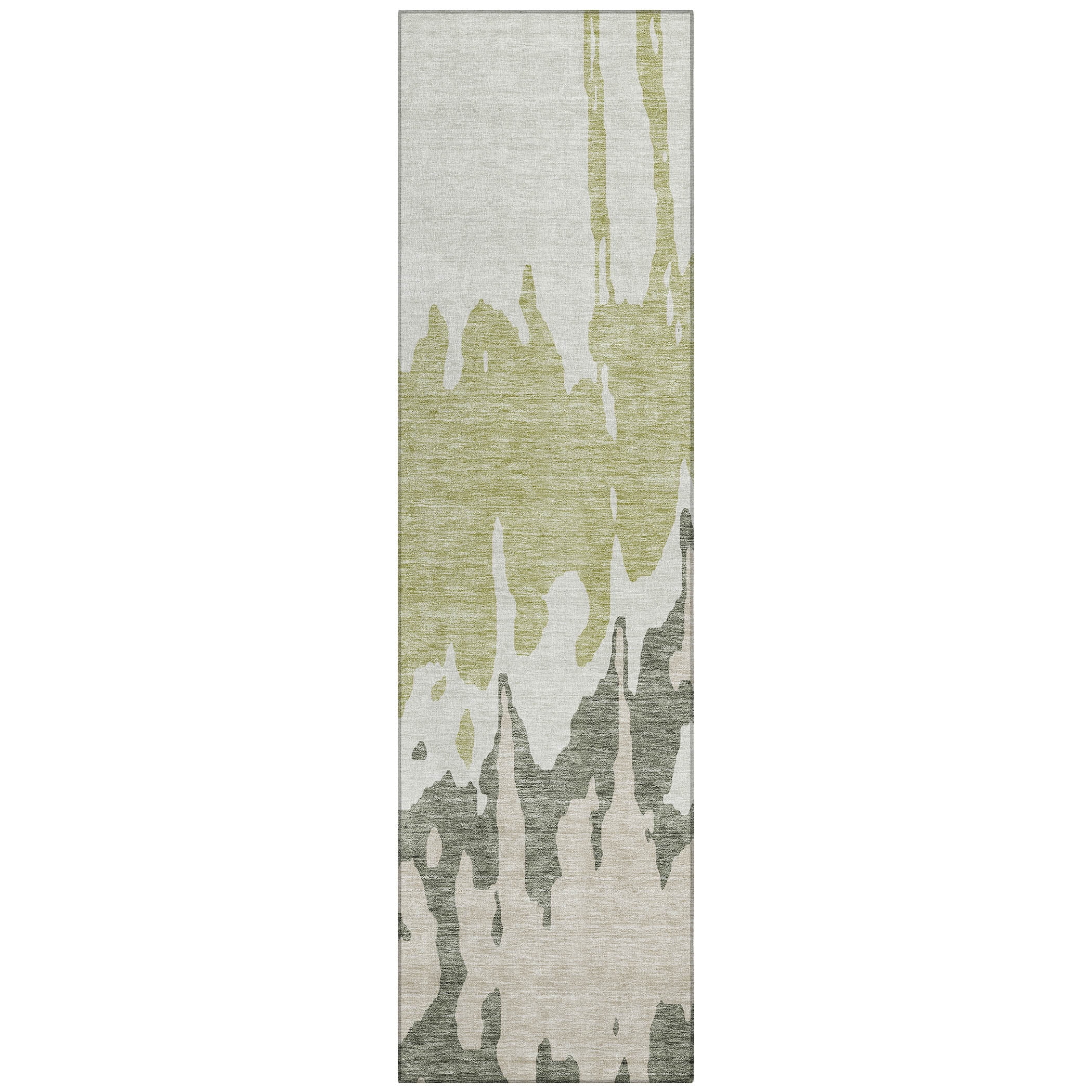 Addison Rugs Chantille Indoor/Outdoor Transitional Abstract Aloe Washable Runner Rug, 2'3" x 7'6"