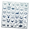 thumbnail image 3 of 36 Uds plantillas de pintura facial plantillas de pintura facial plantillas de dibujo de cara plantillas de cara de calabazas para adultos puesta en, 3 of 8
