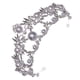 thumbnail image 2 of KAKOWELY Tocado de corona de diamantes de imitación para boda, tiara de novia con perlas de diamantes de imitación para fiesta, 2 of 5
