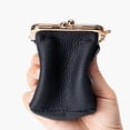 thumbnail image 4 of Portable Leather Small Cosmetic Case Retro Coin Pouches Small Jewelry Case for Rings Earrings Keys Lipstick Accessories, 4 of 9