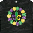 thumbnail image 4 of Inktastic Mardi Gras Beads and Fleur De Lis Boys or Girls Toddler T-Shirt, 4 of 5