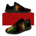 thumbnail image 3 of Uminder Womens Tennis Shoes Rasta Lion Sneakers Black Shoes Size 6.5, 3 of 5
