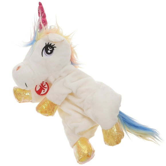 Weiwei Unicorn Puppet Cartoon Hand Puppet Plush Puppet Toy Parent-child Interactive Toys